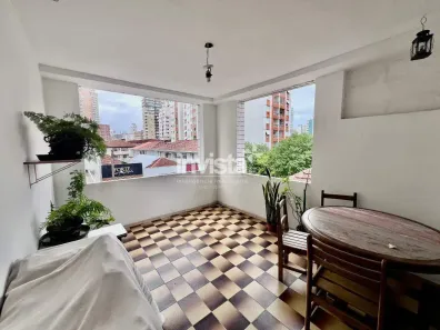 Apartamento com 2 Quartos à venda, 101m² no Gonzaga, Santos
