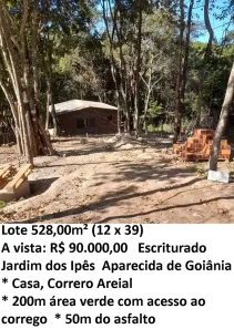 Lote/Terreno à venda, 528m² no Jardim Ipê, Aparecida de Goiânia