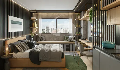 Apartamento com 1 Quarto à venda, 25m² no Santo Amaro, São Paulo