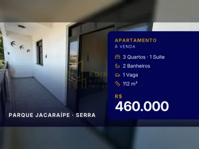 Apartamento com 3 Quartos à venda, 112m² no Parque Jacaraípe, Serra