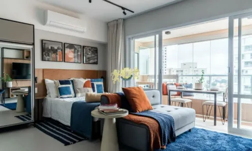 Flat com 1 Quarto à venda, 42m² no Campo Belo, São Paulo
