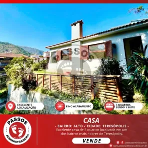 Casa com 3 Quartos à venda, 625m² no Alto, Teresópolis