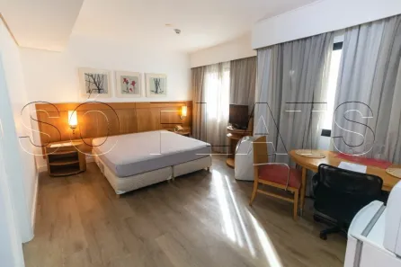 Flat com 1 Quarto para alugar, 26m² no Indianópolis, São Paulo