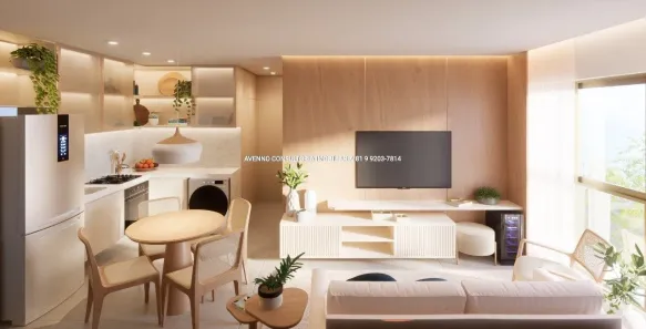 Apartamento com 1 Quarto à venda, 52m² no Boa Viagem, Recife