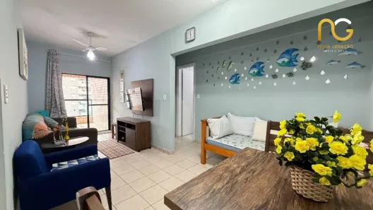 Apartamento com 1 Quarto à venda, 60m² no Aviação, Praia Grande