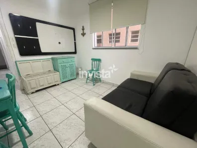 Apartamento com 1 Quarto para alugar, 41m² no Gonzaga, Santos
