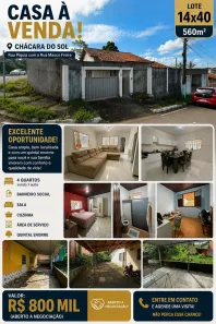 Casa com 4 Quartos à venda, 560m² no Cidade Nova, Parauapebas