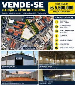 Galpão/Depósito/Armazém para alugar, 550m² no Chácara Belenzinho, São Paulo