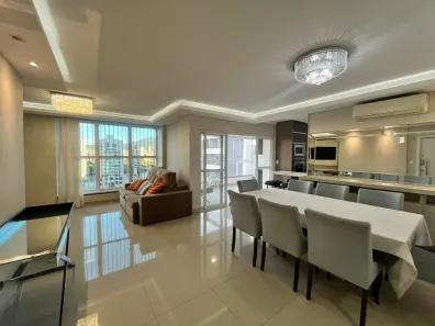 Apartamento com 3 Quartos para alugar, 127m² no Meia Praia, Itapema