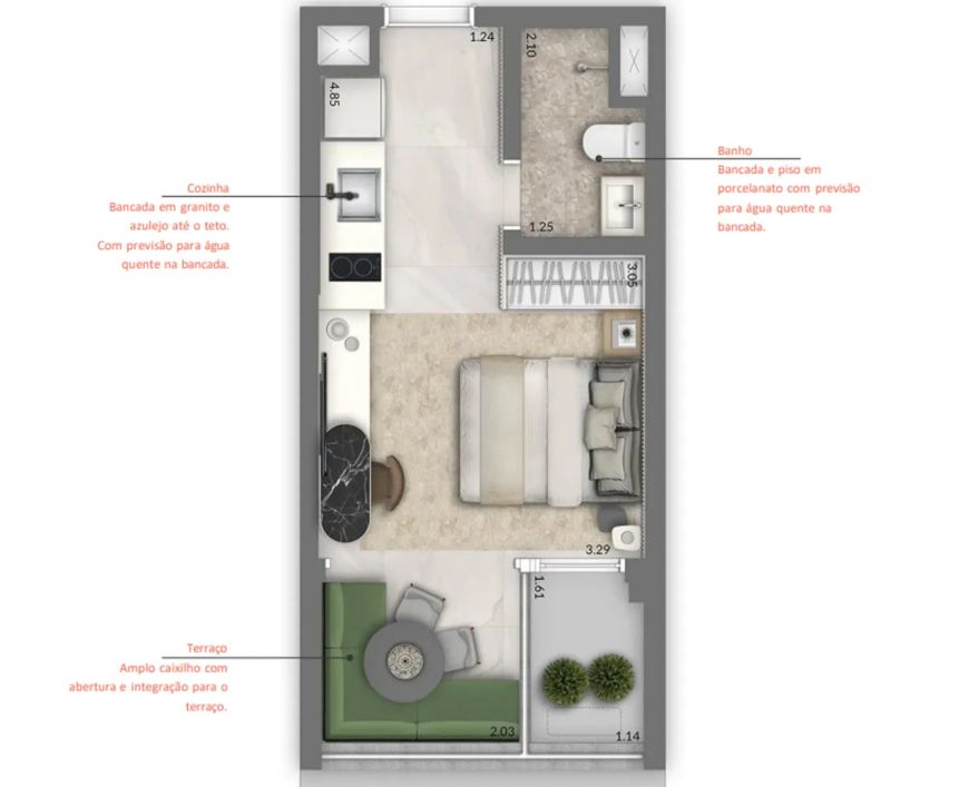 TRINITY VILA CLEMENTINO - APARTAMENTOS no Vila Clementino, São Paulo