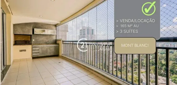 Apartamento com 3 Quartos à venda, 165m² no Alphaville Centro Industrial e Empresarial/Alphaville., Barueri
