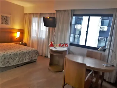 Flat com 1 Quarto para alugar, 28m² no Indianópolis, São Paulo