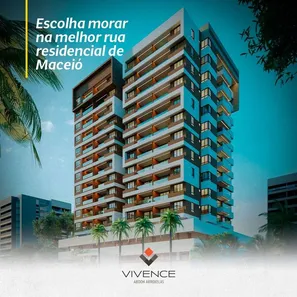 Apartamento com 3 Quartos à venda, 92m² no Ponta Verde, Maceió