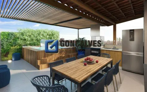 Apartamento com 2 Quartos à venda, 44m² no Paraíso, Santo André