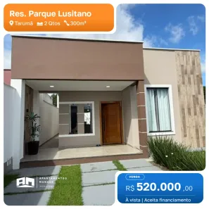 Casa de Condomínio com 2 Quartos à venda, 300m² no Tarumã-Açu, Manaus