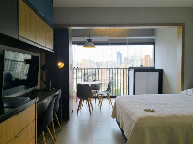 Apartamento com 1 Quarto para alugar, 24m² no Bela Vista, São Paulo
