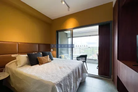 Apartamento com 1 Quarto para alugar, 28m² no Indianópolis, São Paulo