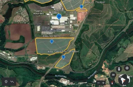 Lote/Terreno à venda, 502650m² no Loteamento Distrito Industrial Uninorte, Piracicaba