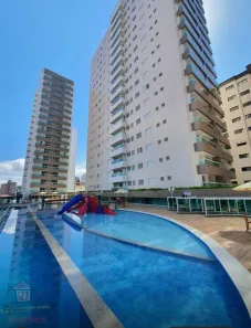 Apartamento com 2 Quartos para alugar, 69m² no Boqueirão, Praia Grande