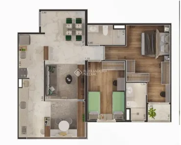 Apartamento com 2 Quartos à venda, 71m² no Rudge Ramos, São Bernardo do Campo