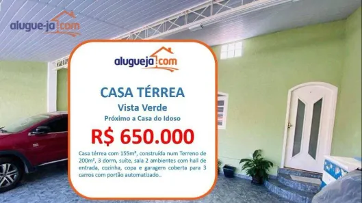 Casa com 3 Quartos à venda, 155m² no Cidade Vista Verde, São José dos Campos