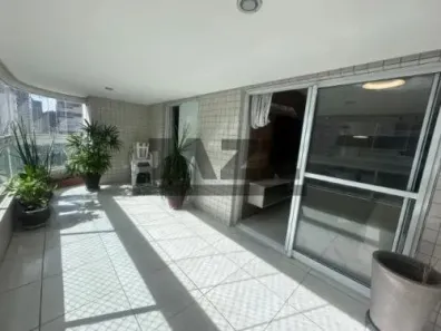 Apartamento com 3 Quartos para alugar, 140m² no Canto do Forte, Praia Grande