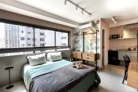 Apartamento com 1 Quarto para alugar, 26m² no Água Branca, São Paulo