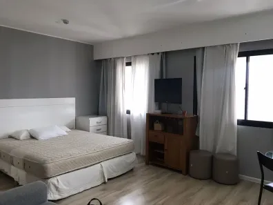 Flat com 1 Quarto para alugar, 26m² no Indianópolis, São Paulo