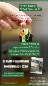 Apartamento com 2 Quartos à venda, 65m² no Weda, Itaguaí