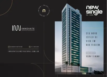Flat com 1 Quarto à venda, 25m² no Boa Viagem, Recife