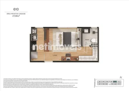 Apartamento à venda, 27m² no Praia do Canto, Vitória