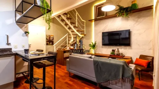 Flat com 1 Quarto para alugar, 50m² no Cidade Monções, São Paulo