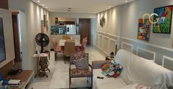 Apartamento com 3 Quartos à venda, 135m² no Boqueirão, Praia Grande