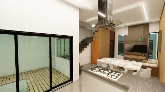 Casa com 3 Quartos à venda, 138m² no Novo Mundo, Uberlândia
