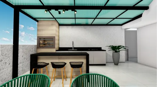 Cobertura com 2 Quartos à venda, 108m² no Caiçara-Adelaide, Belo Horizonte