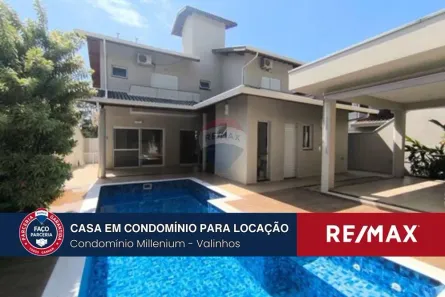 Casa de Condomínio com 3 Quartos para alugar, 295m² no Jardim Recanto, Valinhos