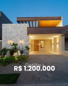 Casa de Condomínio com 3 Quartos à venda, 160m² no Setlife Mirassol, Mirassol