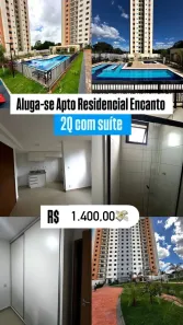 Apartamento com 2 Quartos para alugar, 57m² no Chácaras Americanas, Anápolis