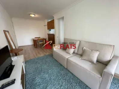 Flat com 1 Quarto para alugar, 45m² no Itaim Bibi, São Paulo