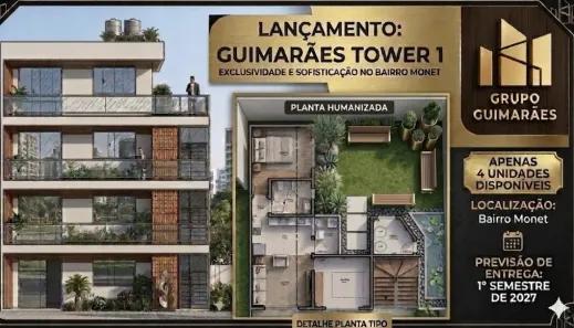 Apartamento com 2 Quartos à venda, 70m² no Monet, Resende