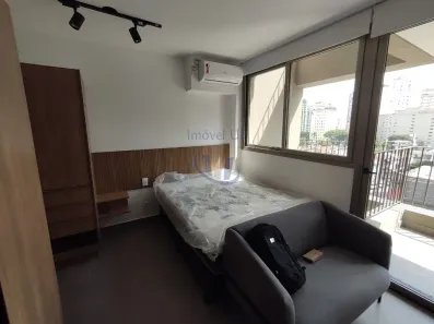 Apartamento com 1 Quarto para alugar, 27m² no Cerqueira César, São Paulo