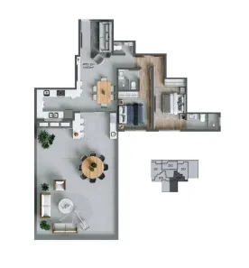 Apartamento com 2 Quartos à venda, 142m² no Agronômica, Florianópolis