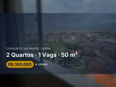 Apartamento com 2 Quartos à venda, 50m² no Conjunto Jacaraípe, Serra