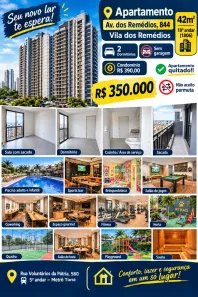Apartamento com 2 Quartos à venda, 42m² no Vila Santa Edwiges, São Paulo