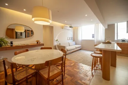 Apartamento com 3 Quartos para alugar, 80m² no Leblon, Rio de Janeiro