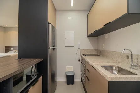 Apartamento com 1 Quarto para alugar, 41m² no Brooklin Paulista, São Paulo