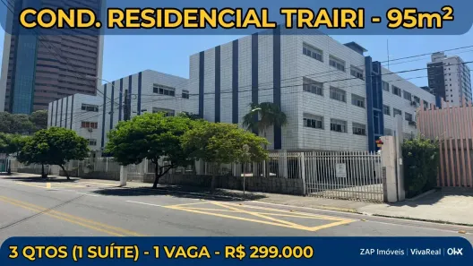 Apartamento com 3 Quartos à venda, 95m² no Petrópolis, Natal