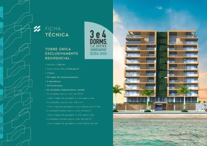 Apartamento com 3 Quartos à venda, 124m² no Martim de Sá, Caraguatatuba