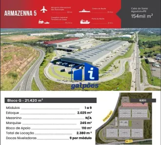 Galpão/Depósito/Armazém para alugar, 7140m² no Distrito Industrial Santo Estevão, Cabo de Santo Agostinho