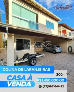 Sobrado com 3 Quartos à venda, 190m² no Colina de Laranjeiras, Serra